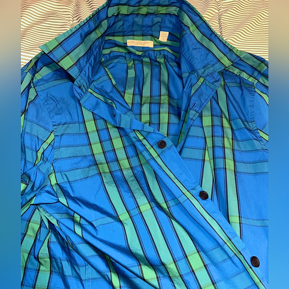 #Burberry #Brit #PlaidPrint #Size XL #LikeNew #HasTag
